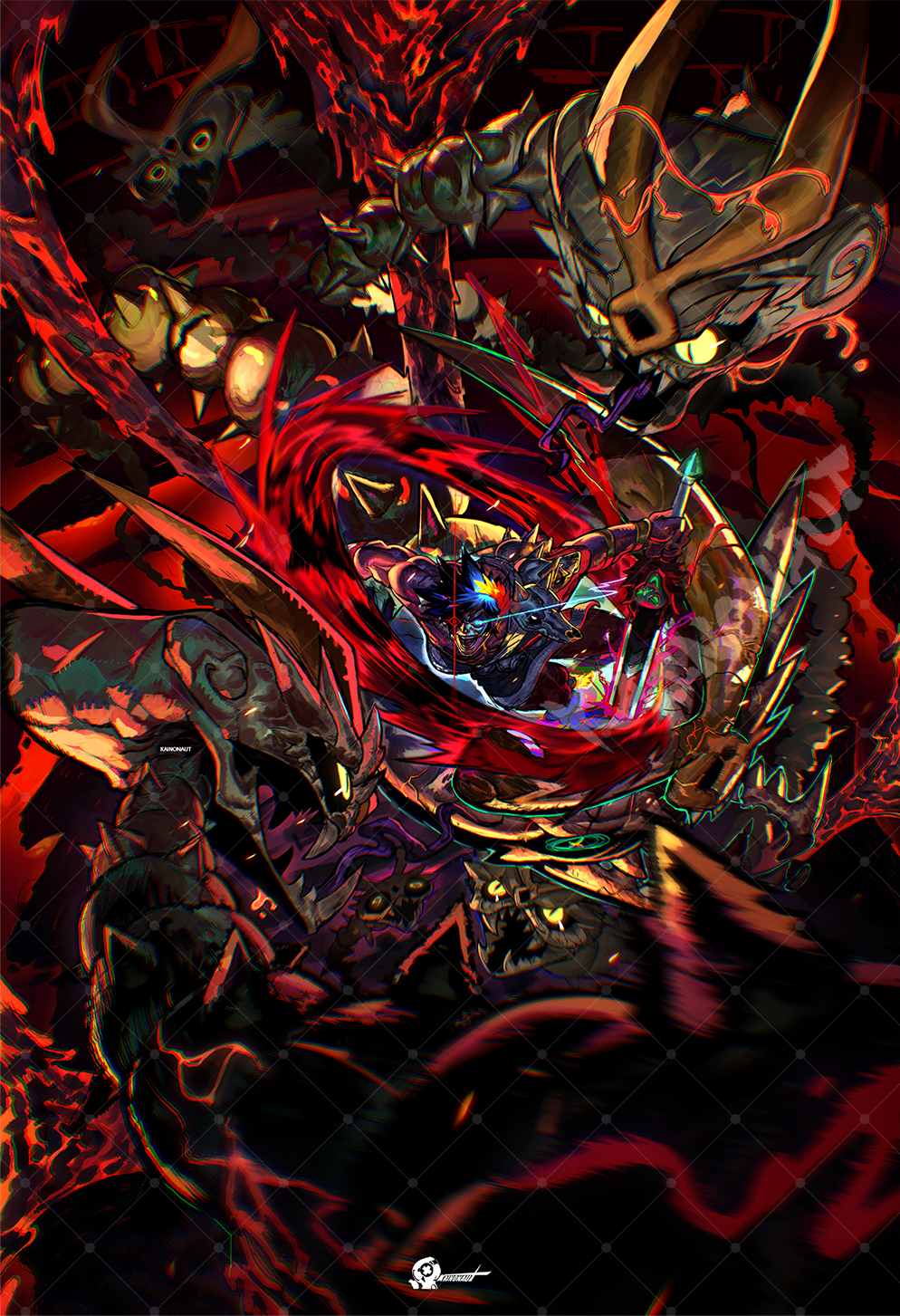 Zagreus vs. The Bone Hydra!! Print