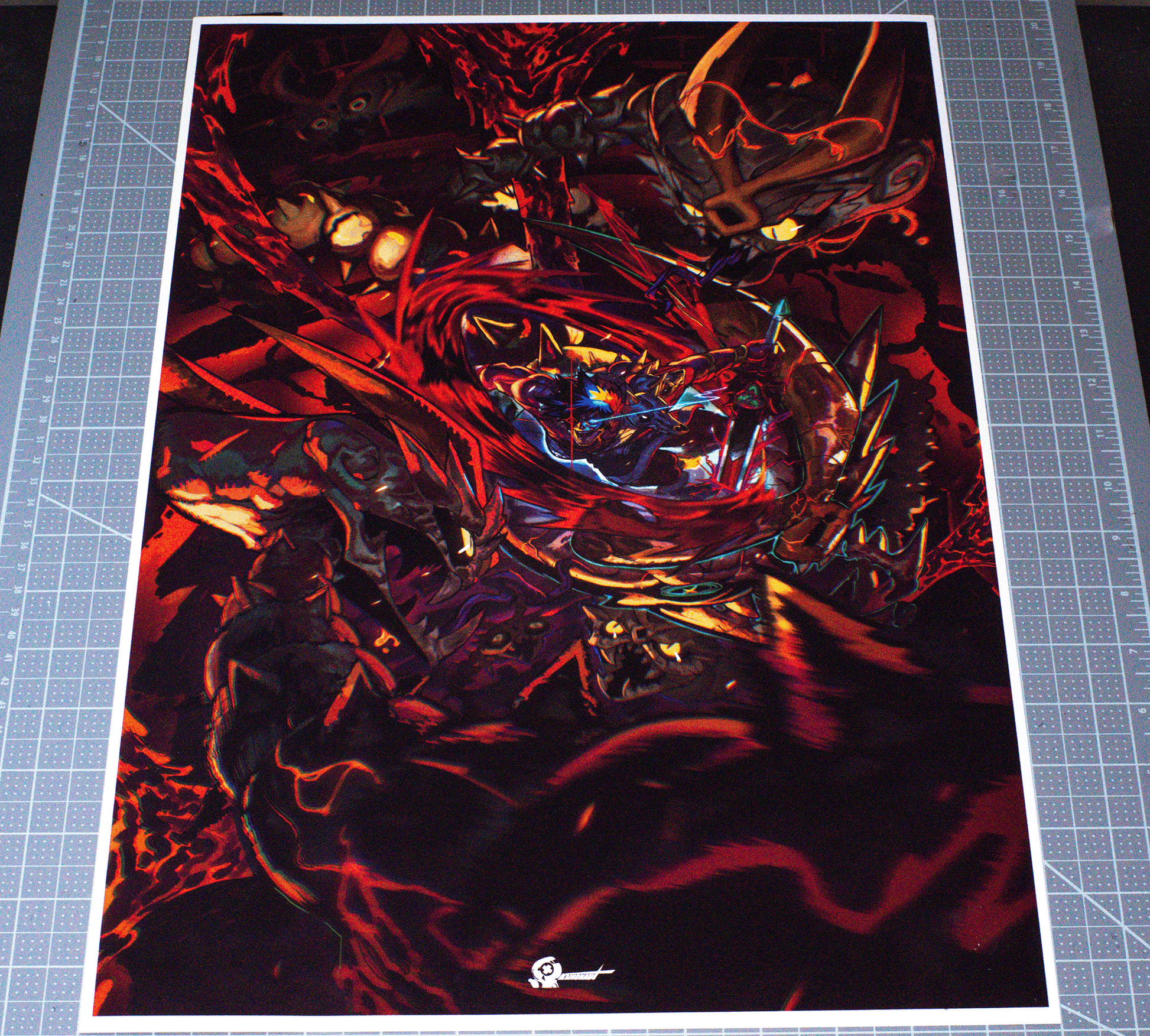 Zagreus vs. The Bone Hydra!! Print