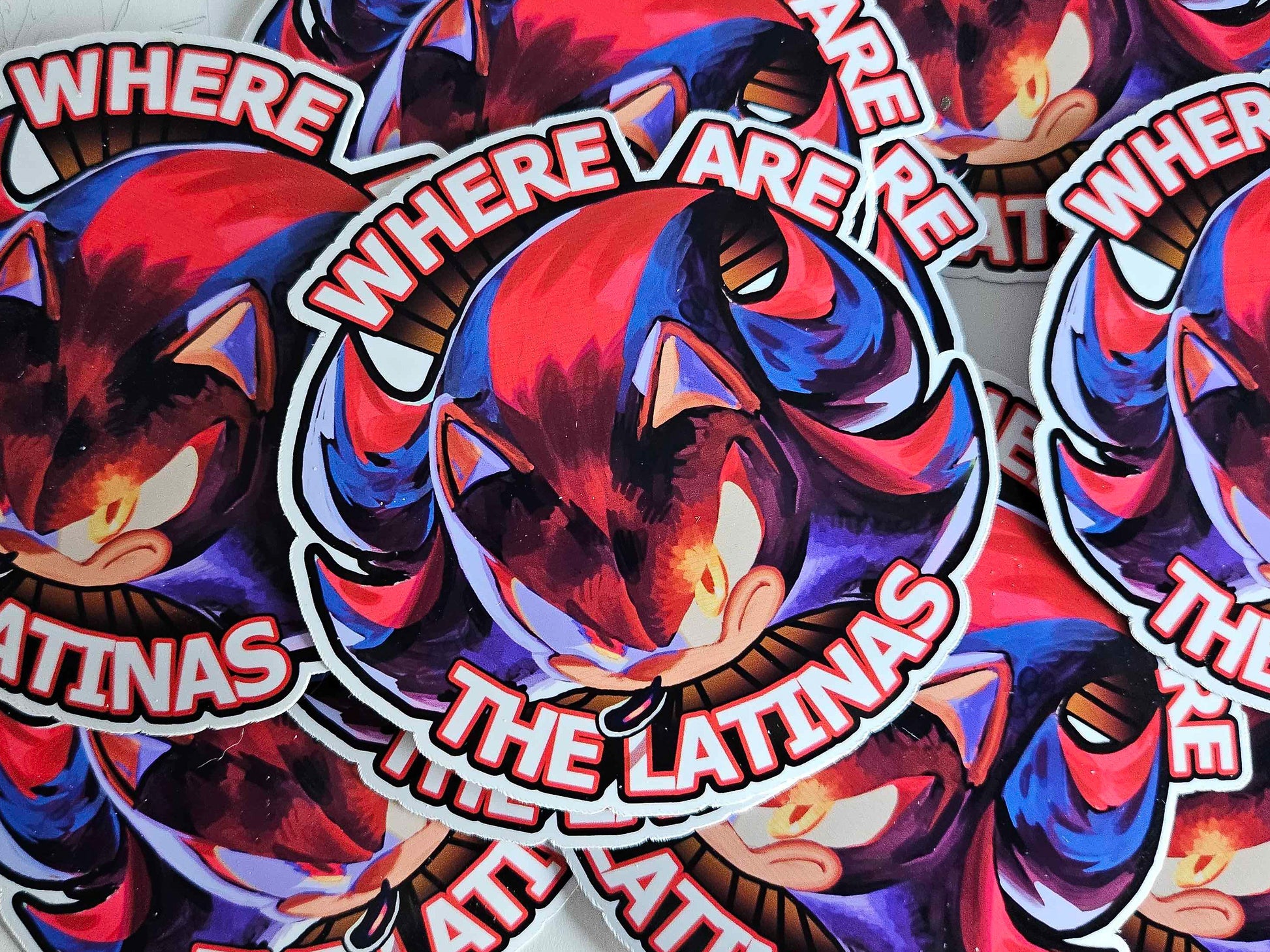 WHERE ARE THE LATINAS? Sticker