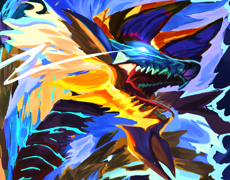 THE LORD OF LIGHTNING ZINOGRE!! PRINT